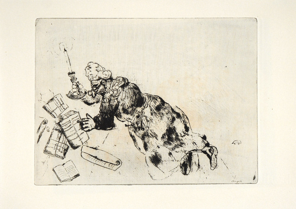 Pliushkin Looks for Paper