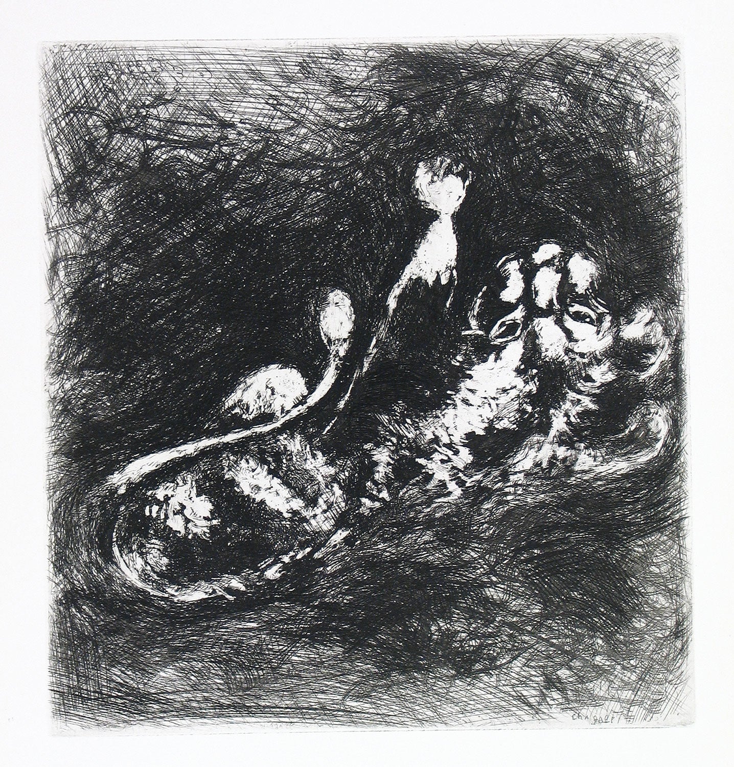 Marc Chagall The Lion and the Kid – Goldmark