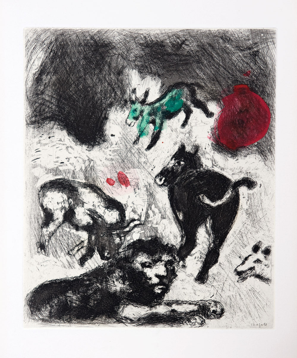 額　Marc　CHAGALL　MA884 Marc Chagall The Lion grown Old – Goldmark