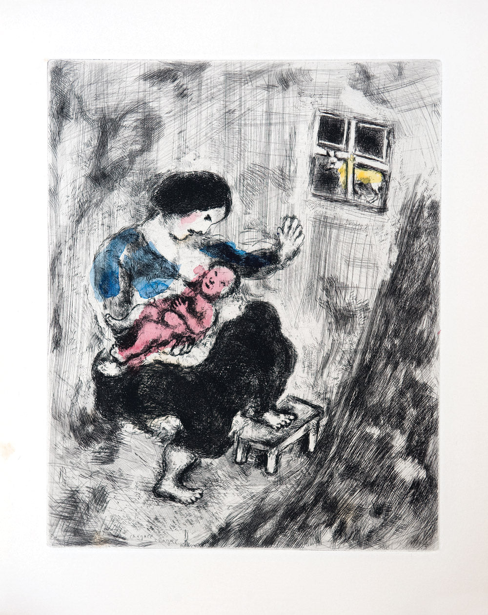 The Wolf, the Mother, and her Child