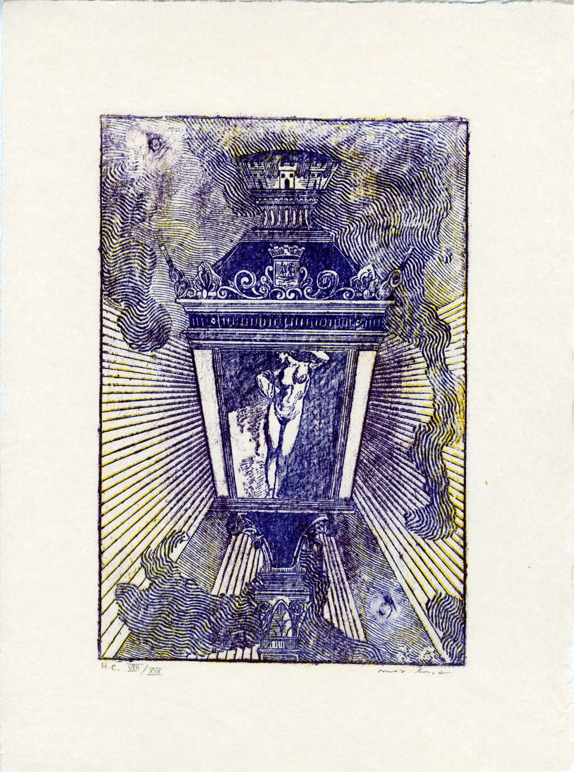 Dans les ténèbres, avec des pas si rares. On dirait un cœur qui bat. Et brusquement comme la mort pâle la vie. Qui dit: Tu viens, chéri?