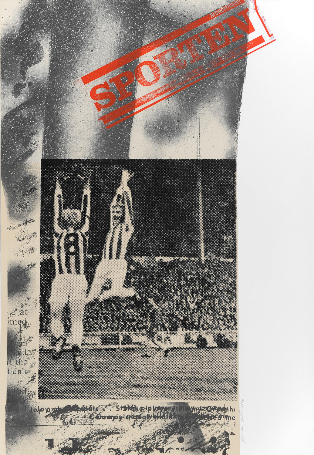 The Fredrikstad Mural (In Praise of News Imagery) in four sections