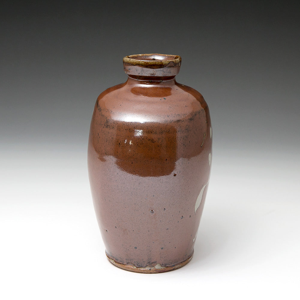 One Handled Flattened Vase