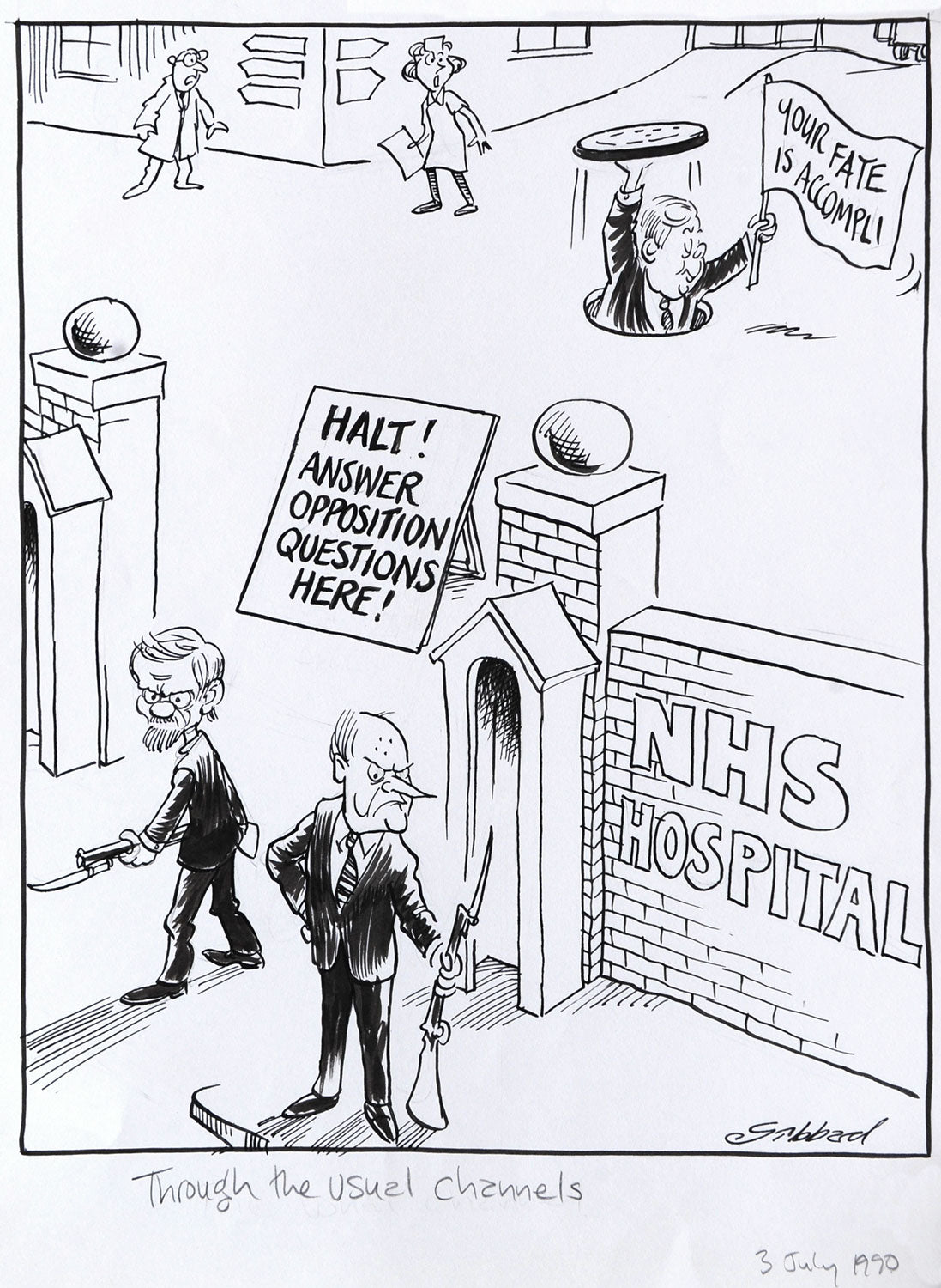 Through the Usual Channels