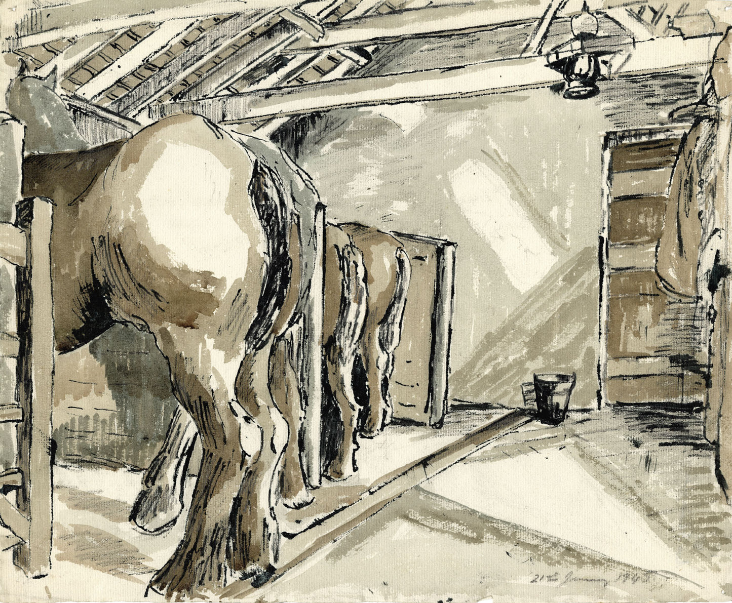 Stabled Horses, Cleethorpes