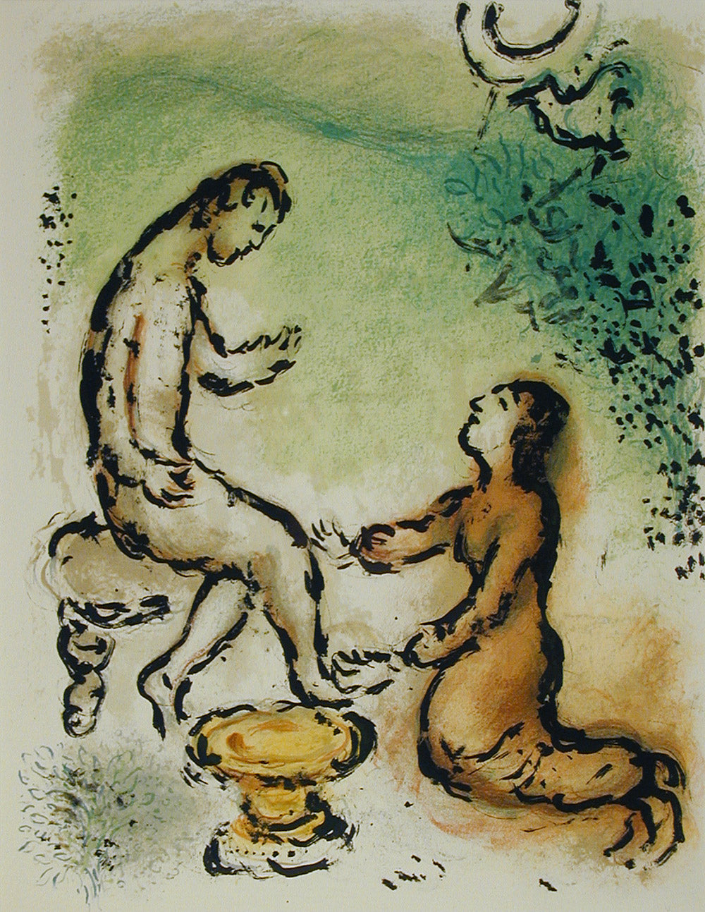 Ulysses and Euryclea