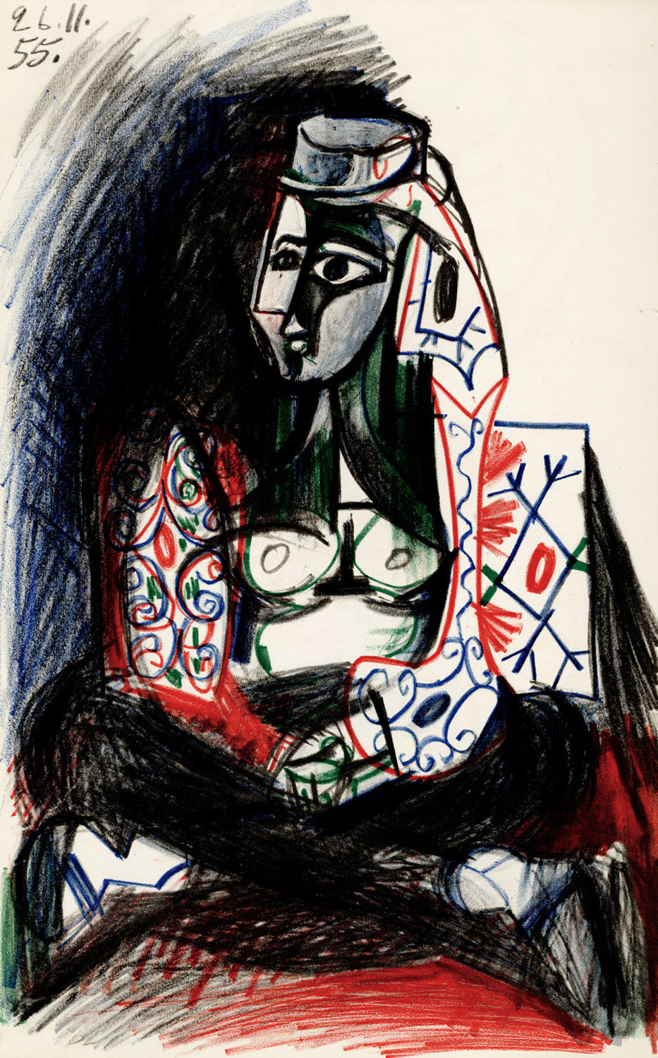 Pablo Picasso Jacqueline Roque 26.11.55 – Goldmark