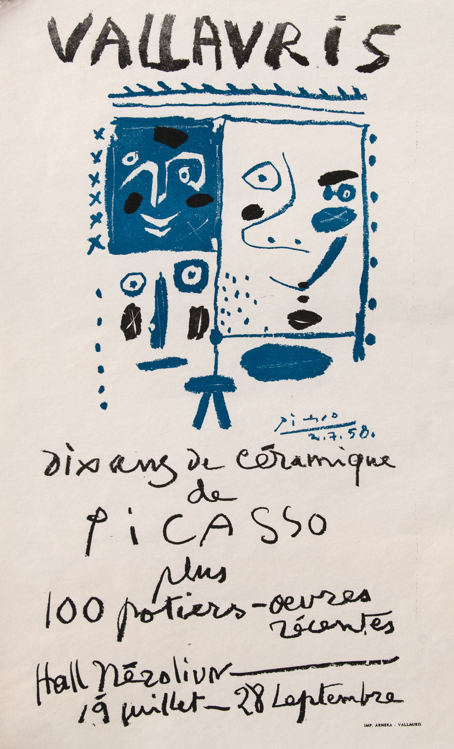 Pablo Picasso Vallauris - Dix Ans de Ceramique de Picasso – Goldmark Pablo Picasso Vallauris - Dix Ans de Ceramique de Picasso – Goldmark