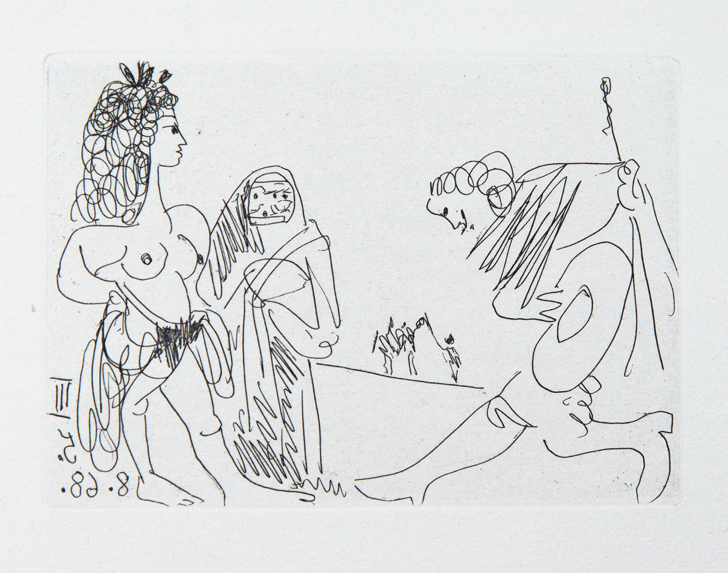 La Celestine Présentant un Gentilhomme à une Jeune Femme