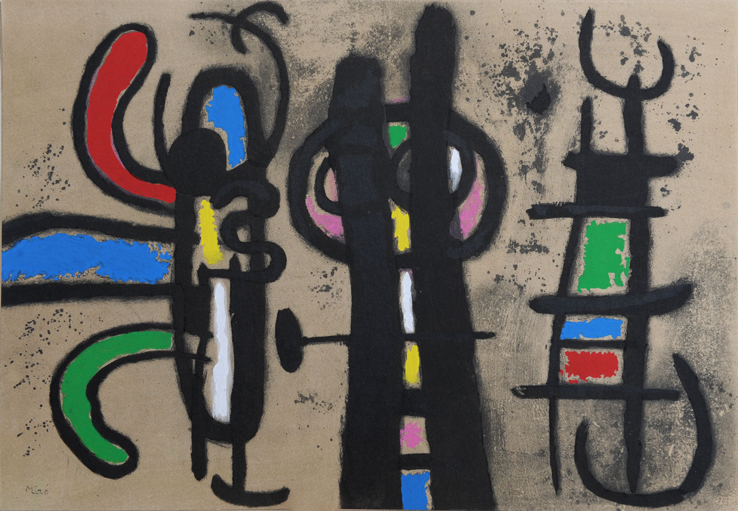 Joan Miró Personnage et Oiseaux – Goldmark