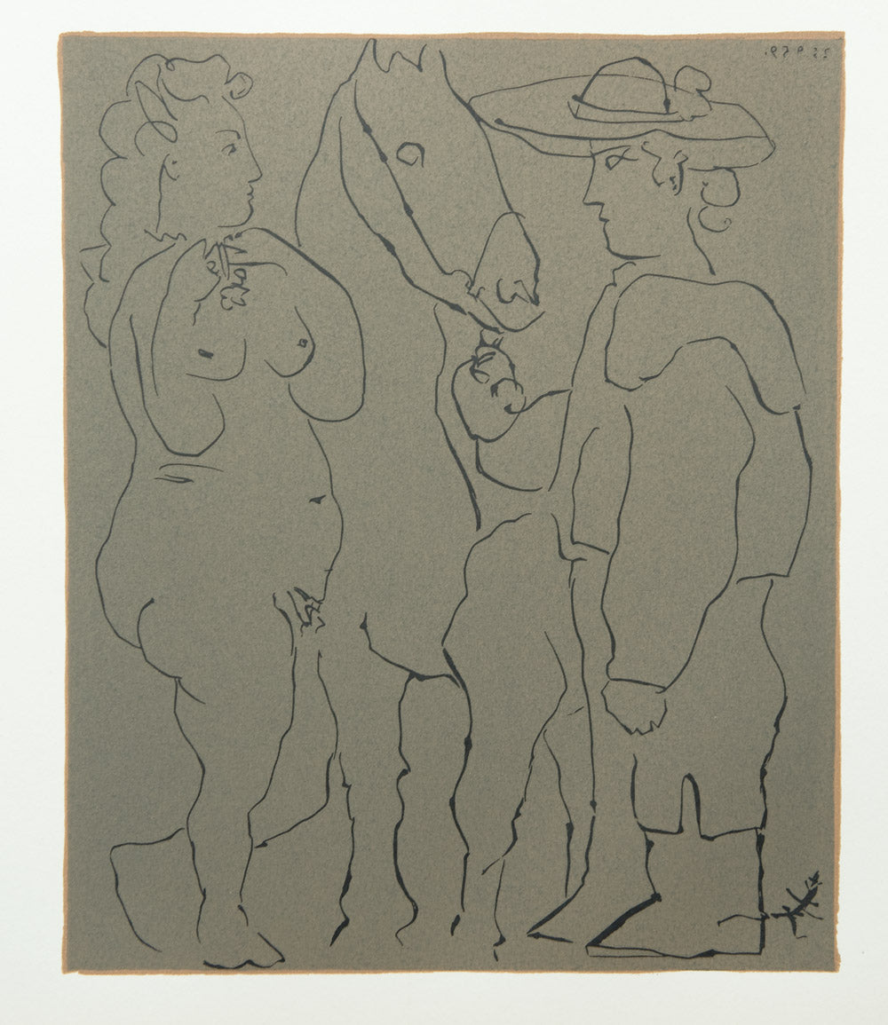 Picador, Woman and Horse
