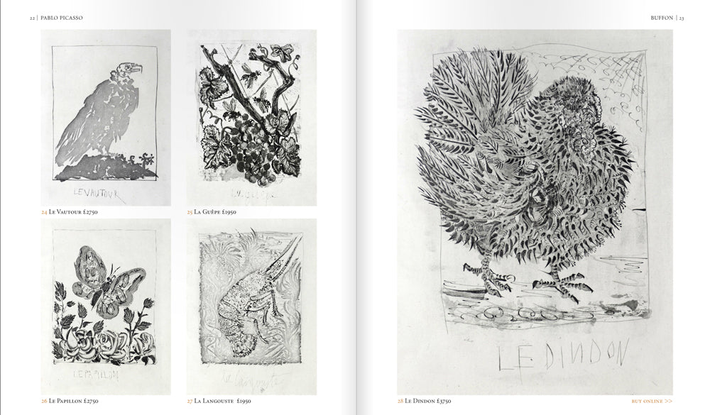 Pablo Picasso Buffon's Histoire Naturelle