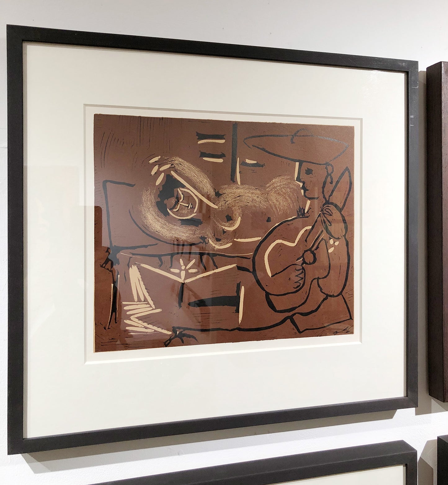 Reclining Woman and Guitar Playing Picador