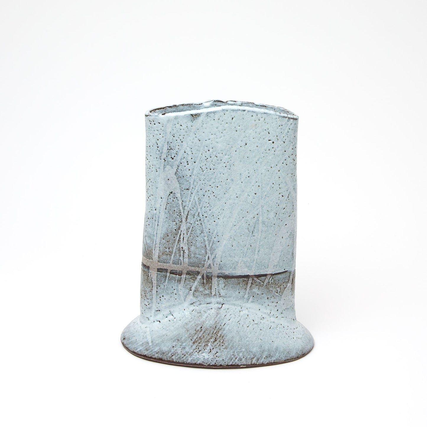 Oval Vase with Skirt