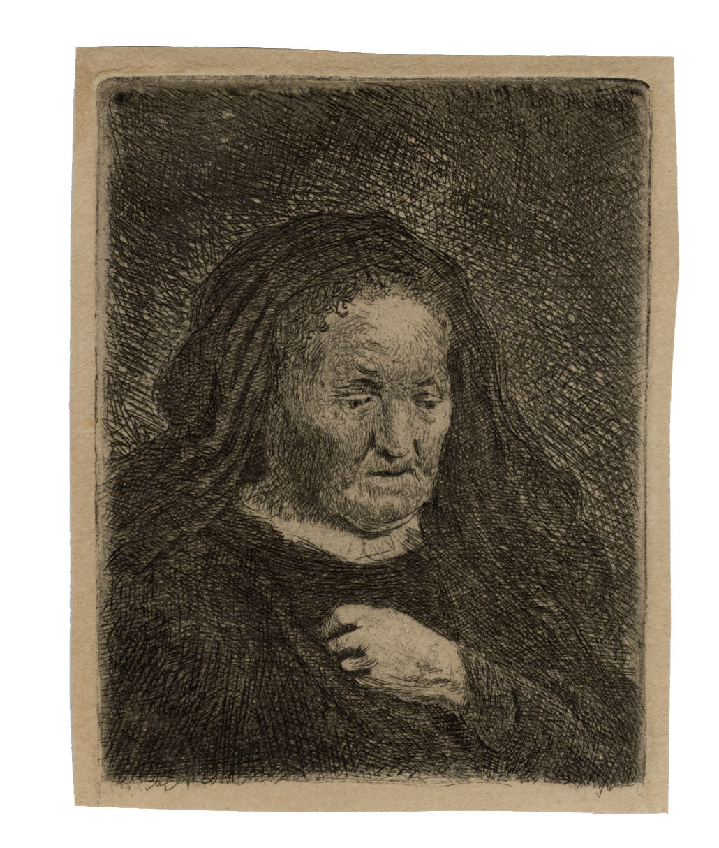 Rembrandt's Mother with Hands on Chest