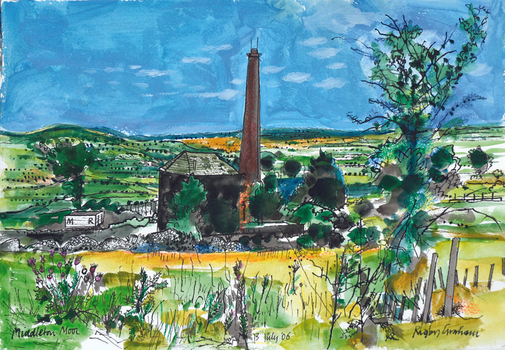 Middleton Moor looking towards Middleton Top