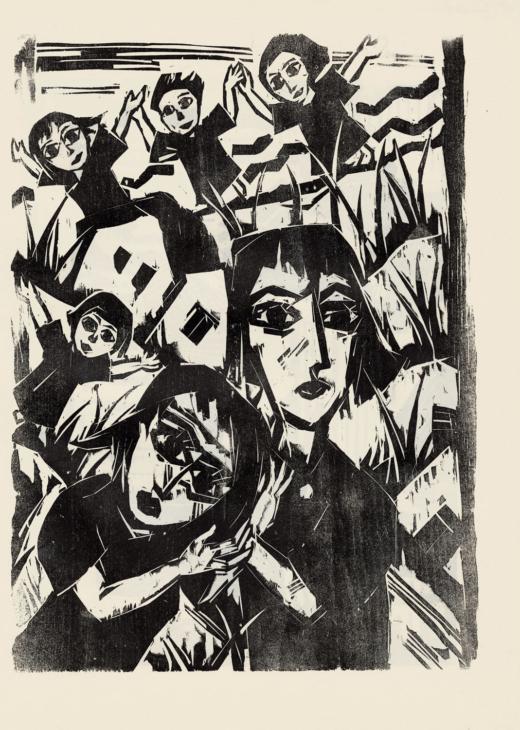 Schreitende und Kinder (Strollers and Children)