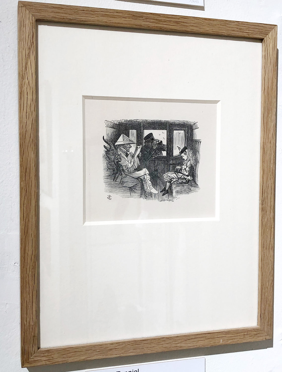 The Guard was looking at her, first through a telescope then through a microscope, and then through an opera-glass...