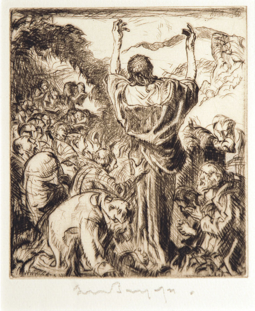 And he offered burnt offerings