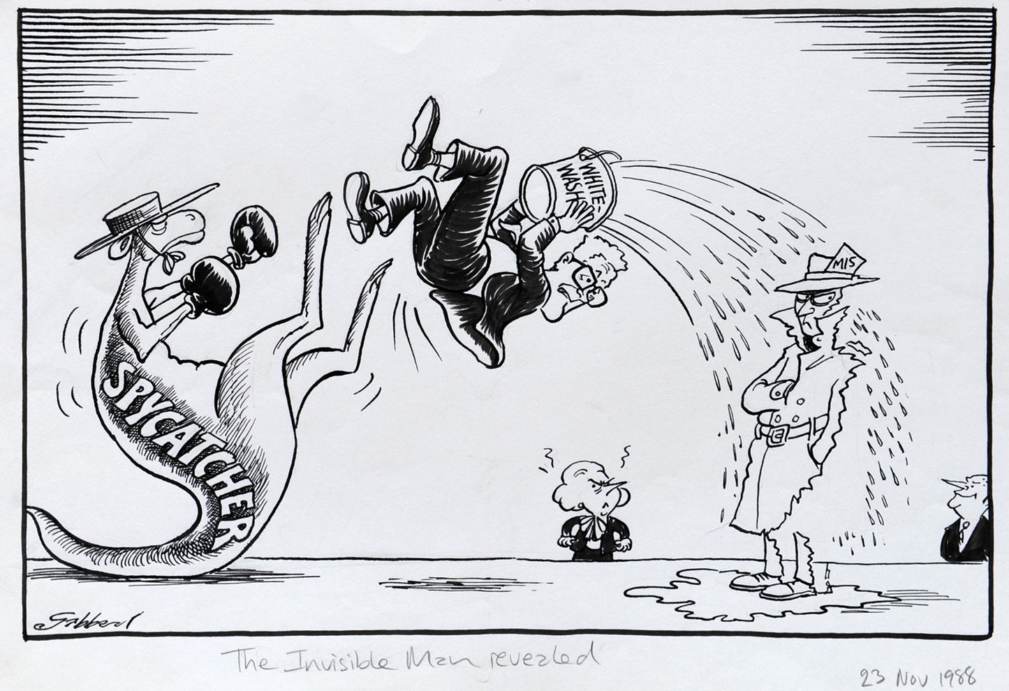 The Invisible Man revealed.