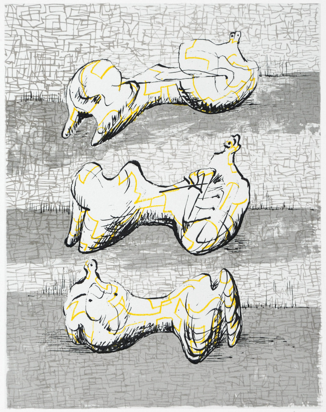 Three Reclining Figures