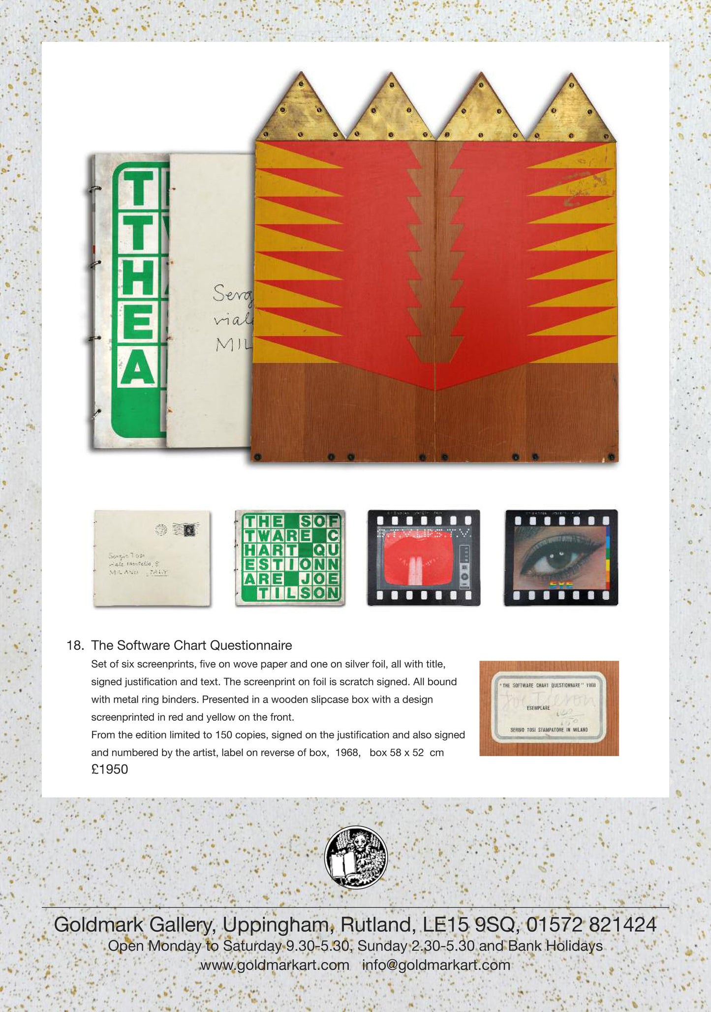 Joe Tilson - A Collection of Artist's Proofs