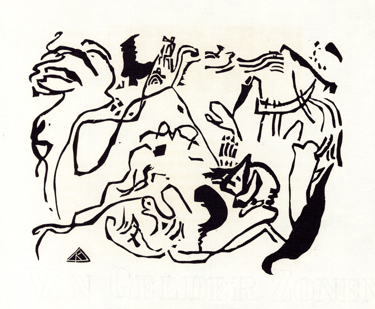 Wassily Kandinsky Jüngster Tag – Goldmark