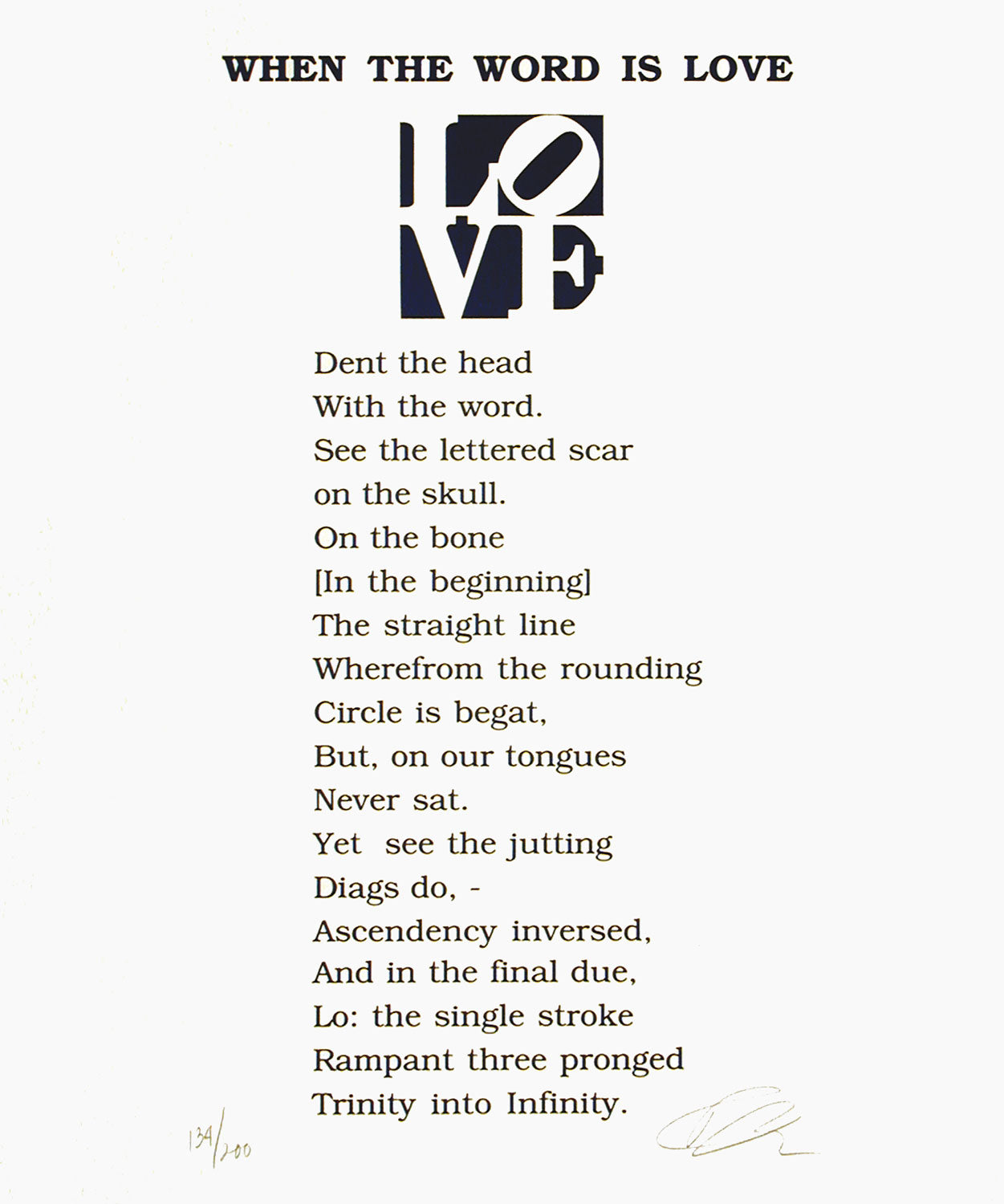 When the word is Love