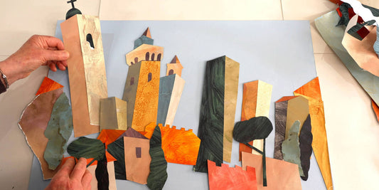 Jenny Grevatte Drawing with Scissors