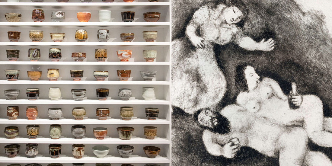 Marc Chagall Profile and Phil Rogers Guinomi