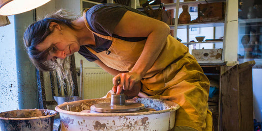 An Interview with Danish Potter Anne Mette Hjortshøj. Anne Mette Hjortshøj pots for sale from Goldmark.