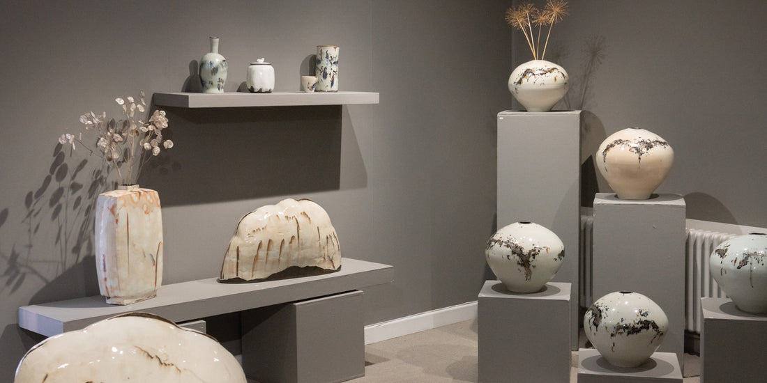 Kang-hyo Lee Korean ceramics exhibition walk through at Goldmark Gallery Uppingham
