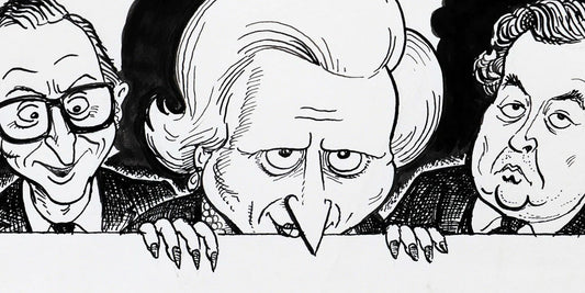 Les Gibbard: An Incisive Wit. Les Gibbard art for sale from Goldmark.