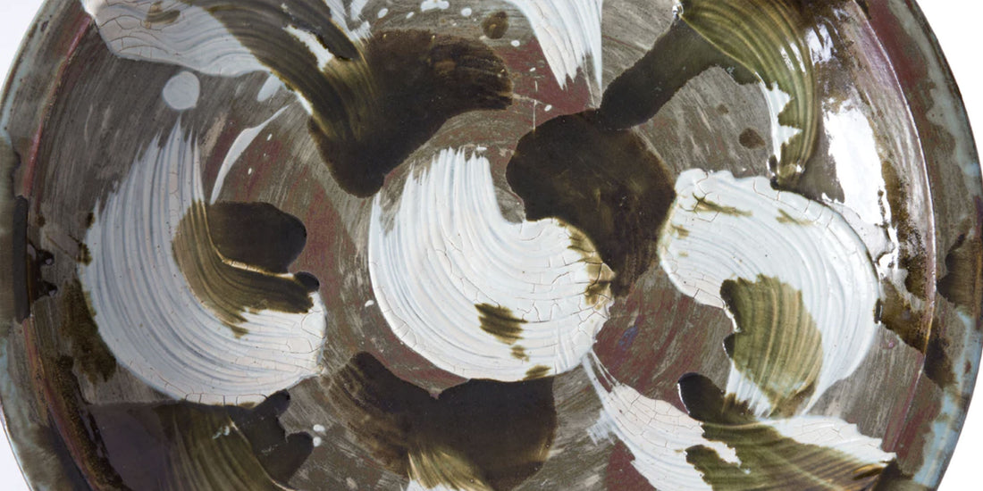 The Wabi-Sabi Aesthetic: Yohen Dish by Ken Matsuzaki. Ken Matsuzaki pots for sale from Goldmark.