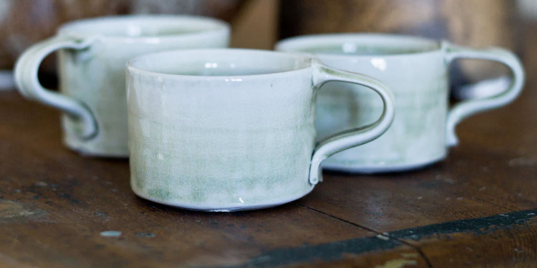 Time for Tea: The Humble Joy of a Handmade Mug. Pots for sale from Goldmark.