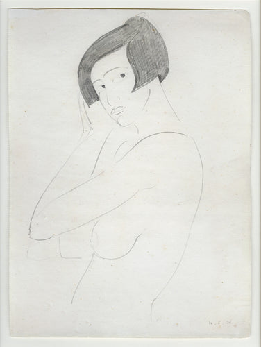 Girl with her Hair Cut in a Bob