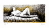 Reclining Girl on Bed