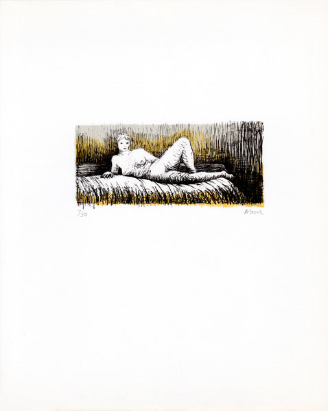 Reclining Girl on Bed