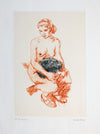 Nude with Black Cat