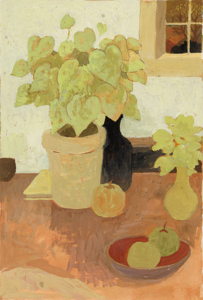 Still Life, Green, Orange and Black