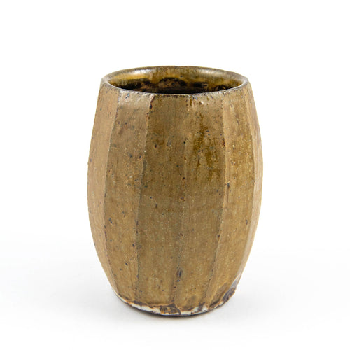 Faceted Cylinder Vase