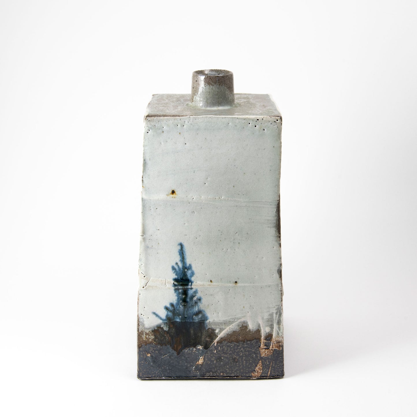 Oblong Press Moulded Bottle