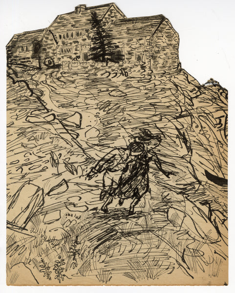 Catherine and Heathcliff as Children on the Moors