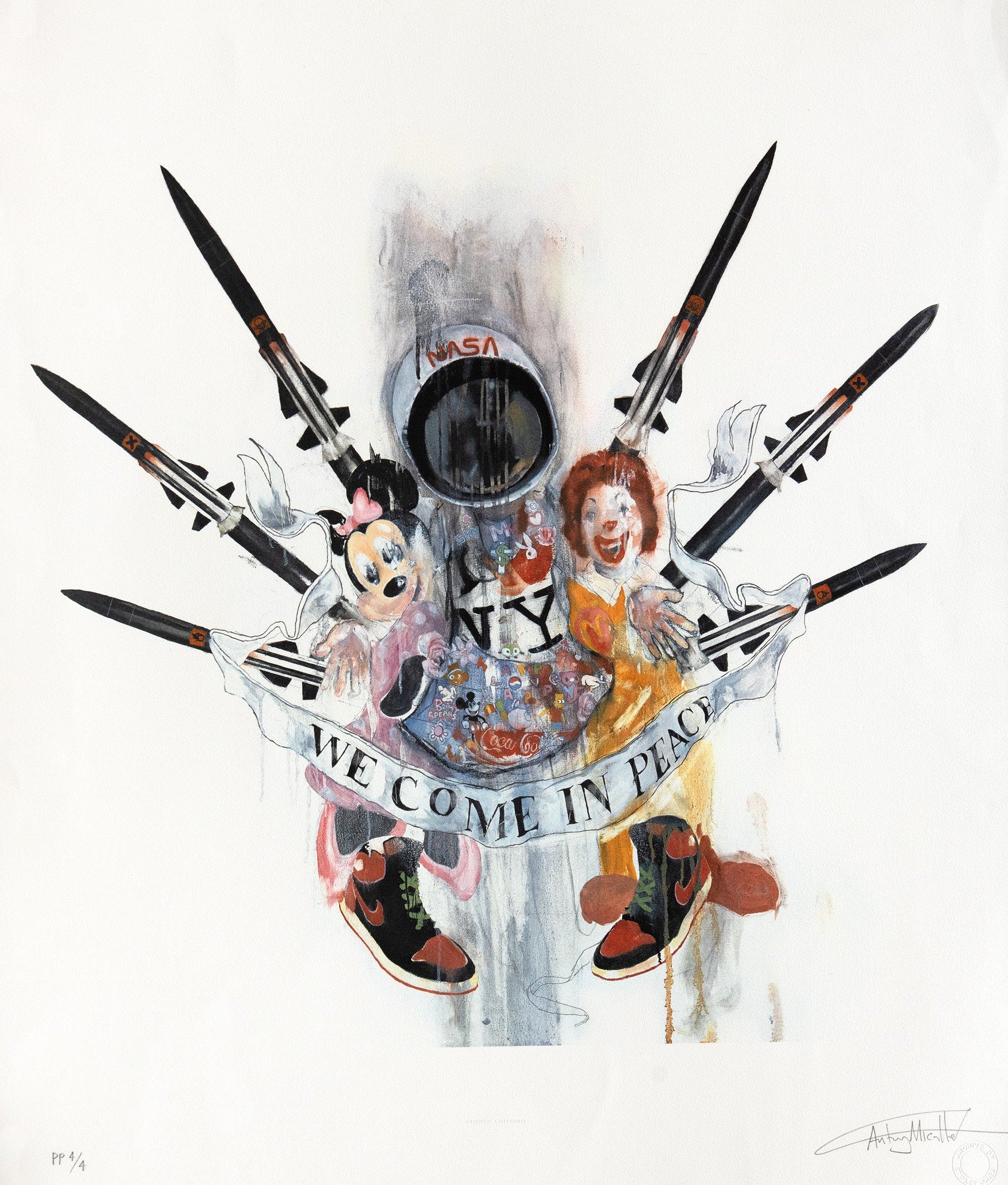 Anthony Micallef、SHIBUYA CROSSING、海外版希少レゾネ、状態良好