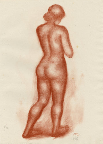 Untitled (Nude Woman From Behind Looking Away)