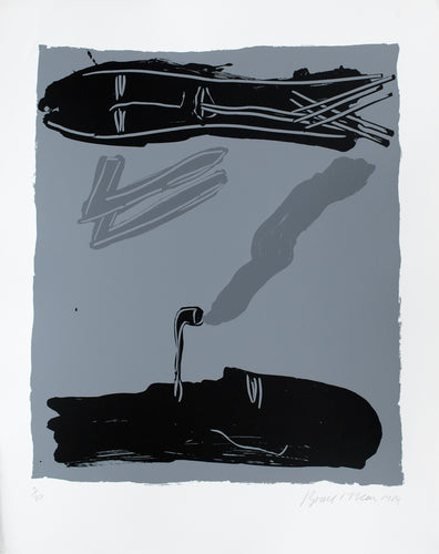 Pipesmoker (black heads on grey background)