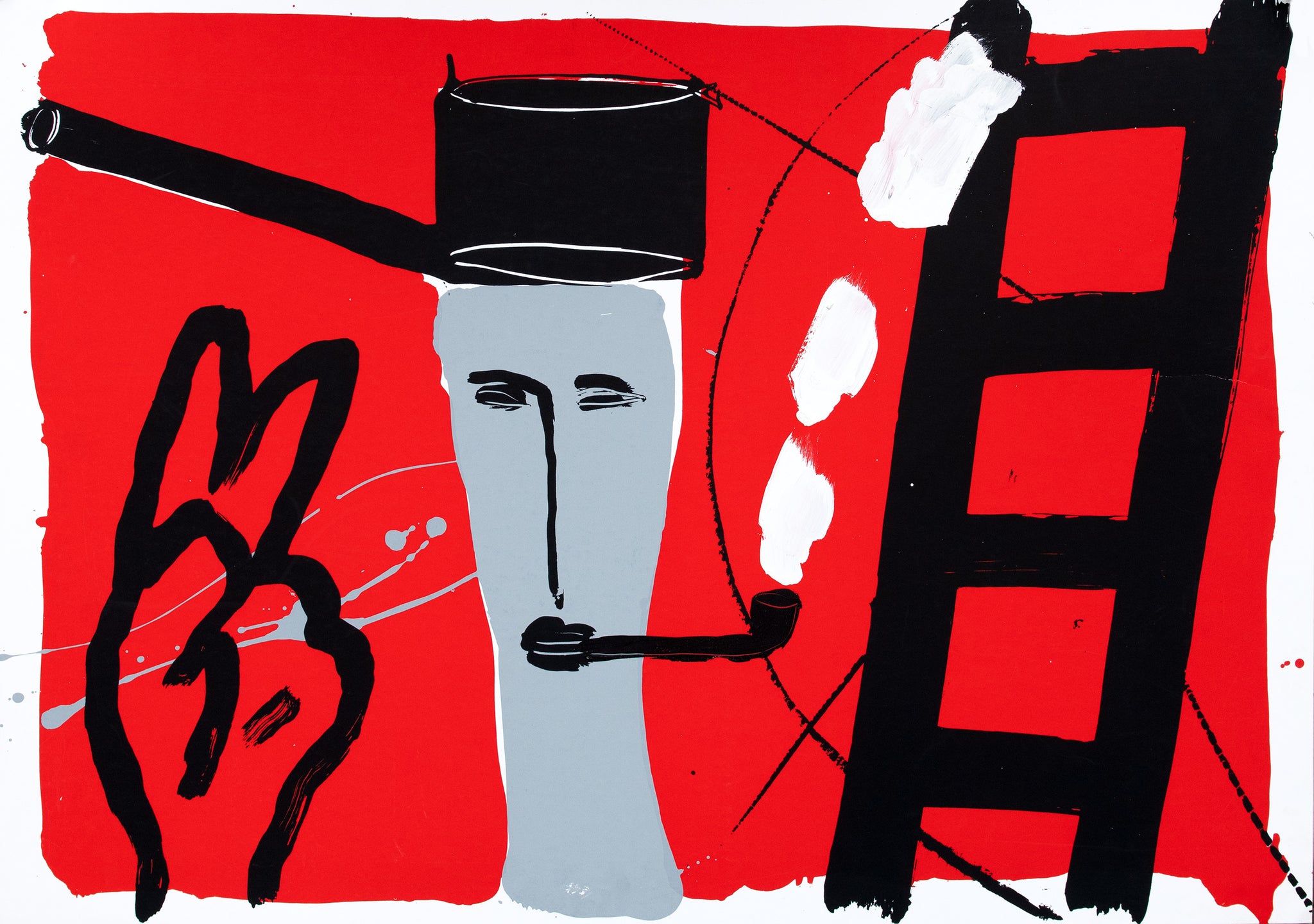 being a pothead Bruce McLean Pot Head Man III – Goldmark