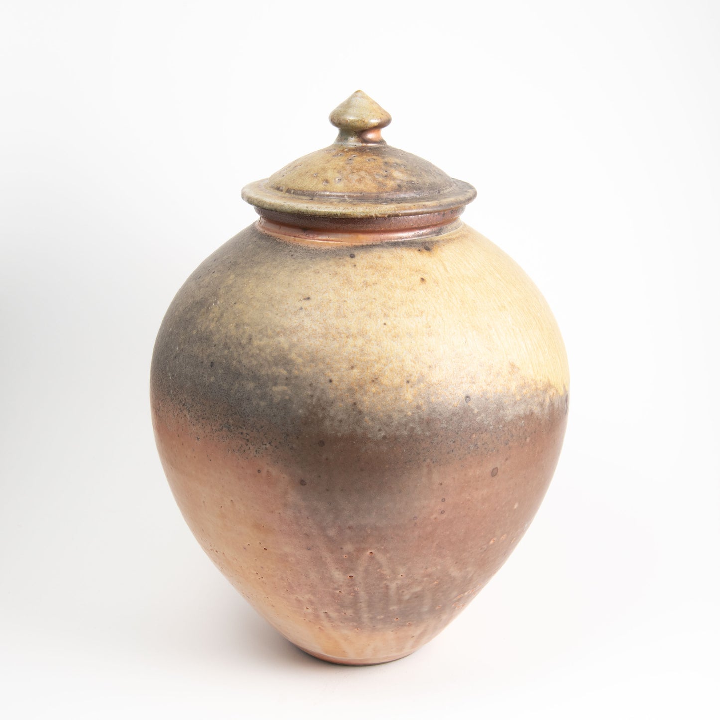 Large Round Lidded Jar