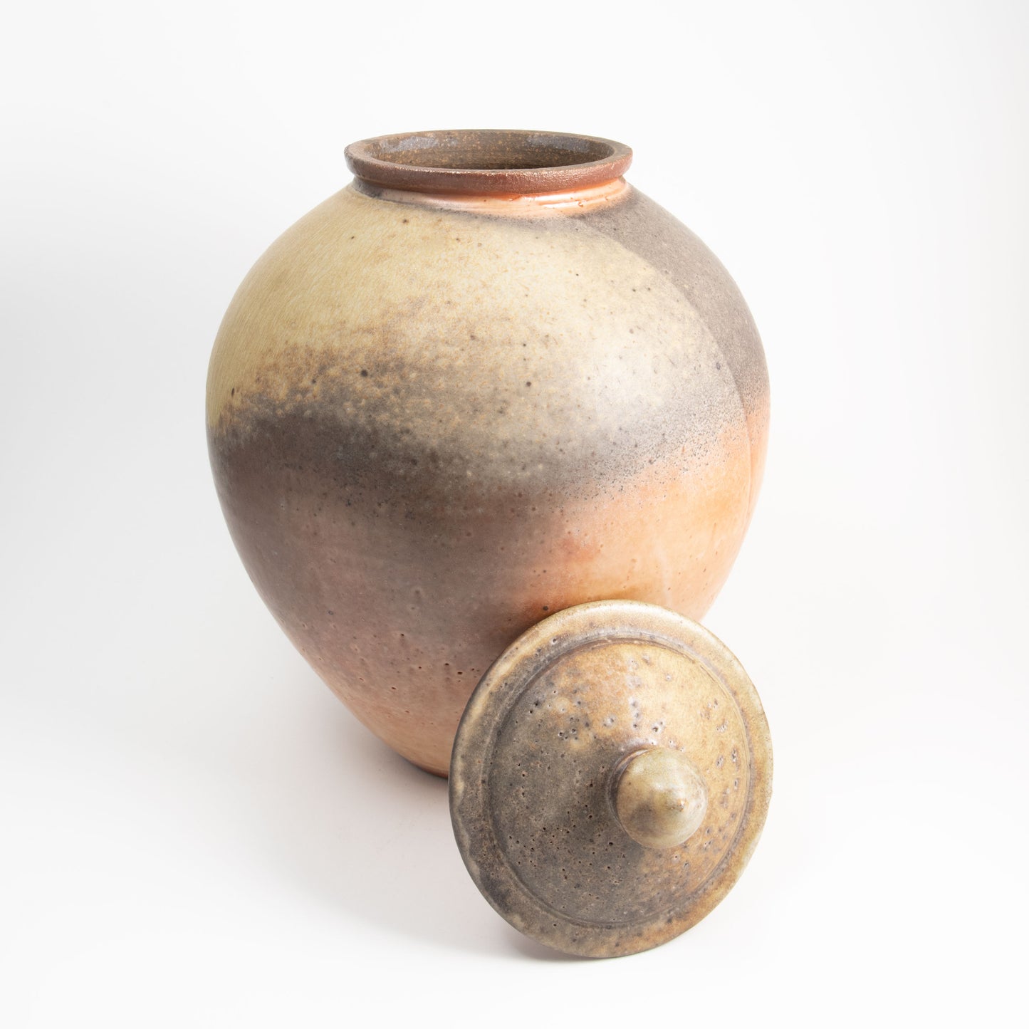 Large Round Lidded Jar