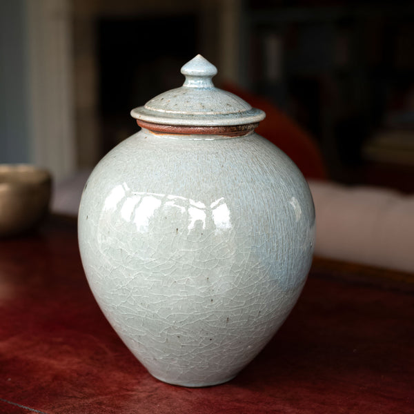 Large Round Lidded Jar